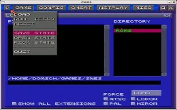 ZSNES Emulator for SNES