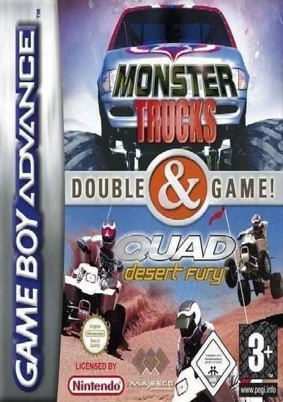 2 In 1 - Quad Desert Fury & Monster Trucks (E)