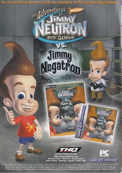 Jimmy Neutron Vs. Jimmy Negatron (E)